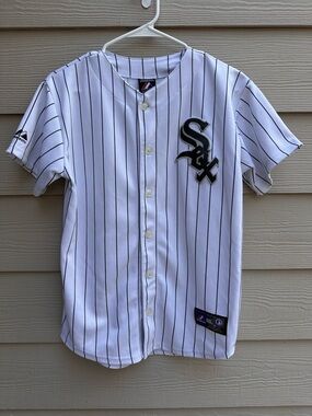 Majestic MLB Carlos Gonzalez #5 Chicago White SoxCool Base Jersey Youth Large C3